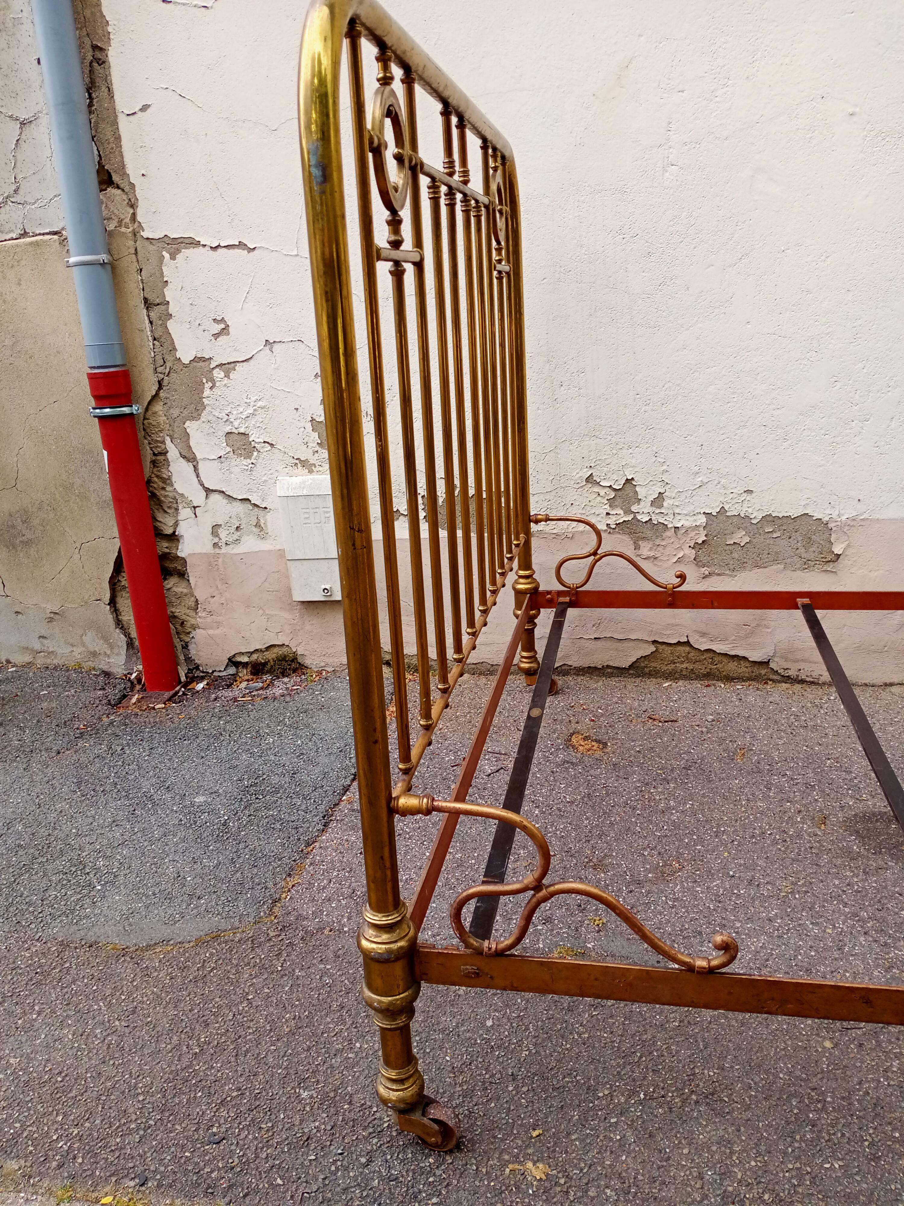 Brass bed