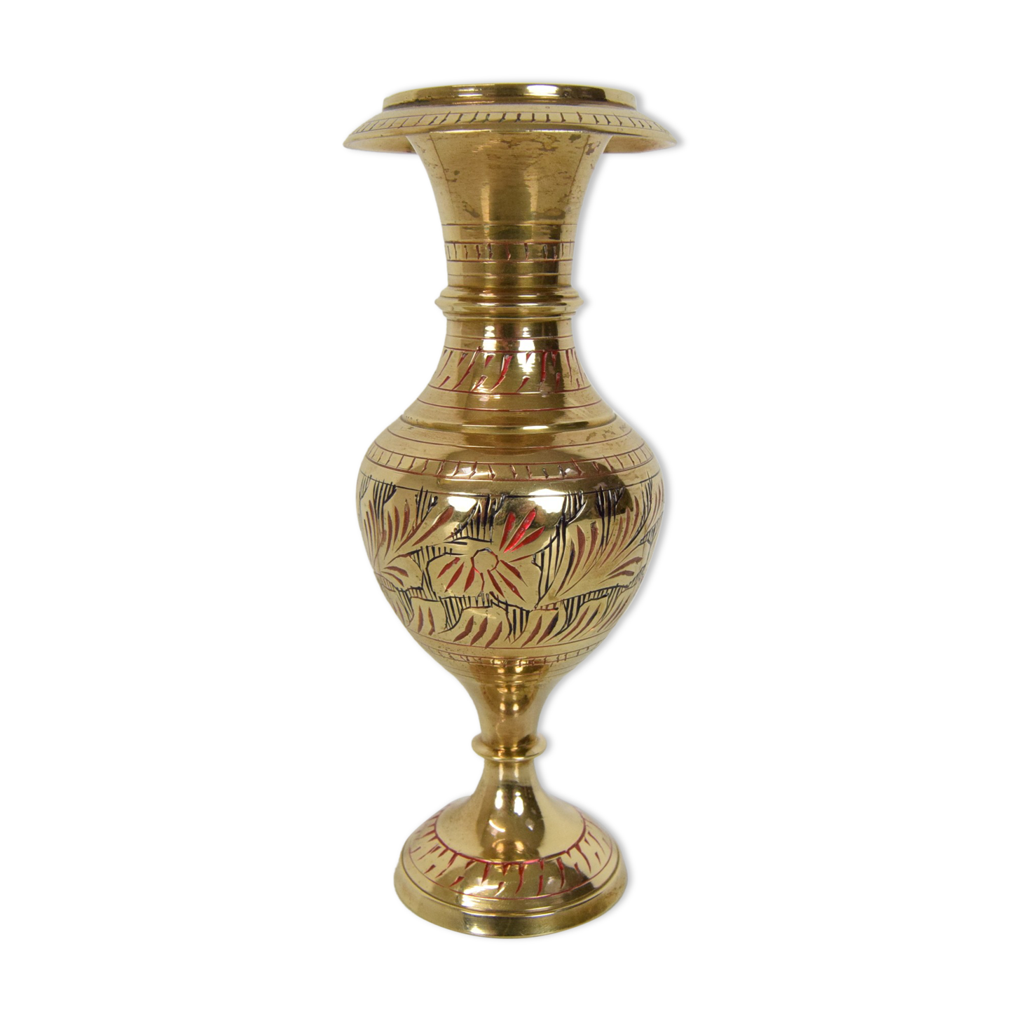 Mid-century Brass Vase,1960's.