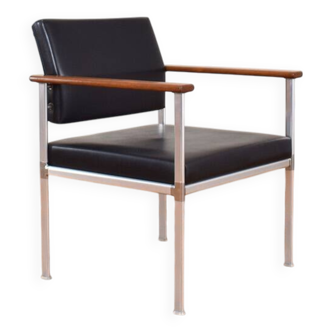 Fauteuil de salon allemand du milieu du siècle de Lübke, années 1960