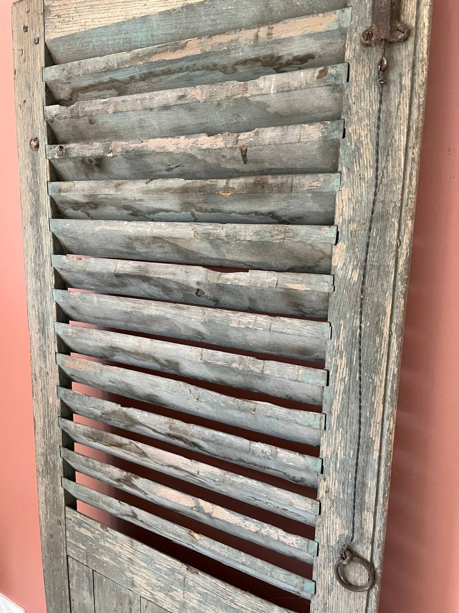 Old shutter blinds