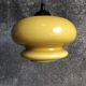 Suspension en opale jaune orangé, 1960/1970