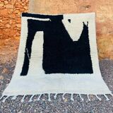 Handmade pure wool Moroccan rug 3x2 m