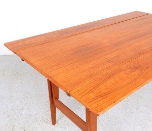 Vintage Kai Kristiansen height-adjustable coffee/dining table for Trioh, 1970s