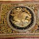 Tapisserie birmane Kalaga, les éléphants, perles et sequins