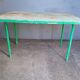 Table metal jardin tole perforé ep 1950
