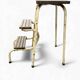 Vintage folding stool/kitchen step stool/ladder