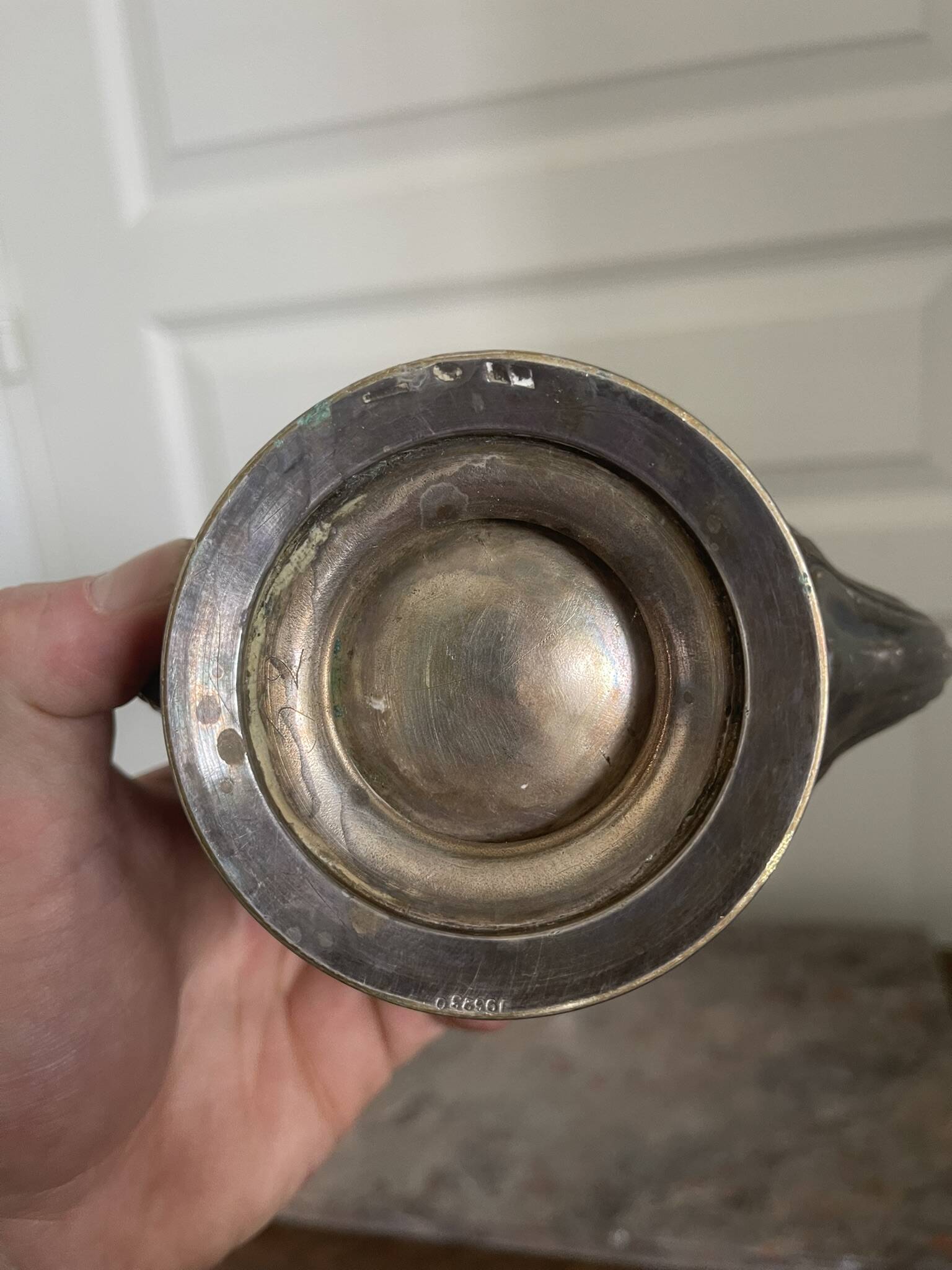 Antique silver-plated coffee pot teapot art nouveau christofle