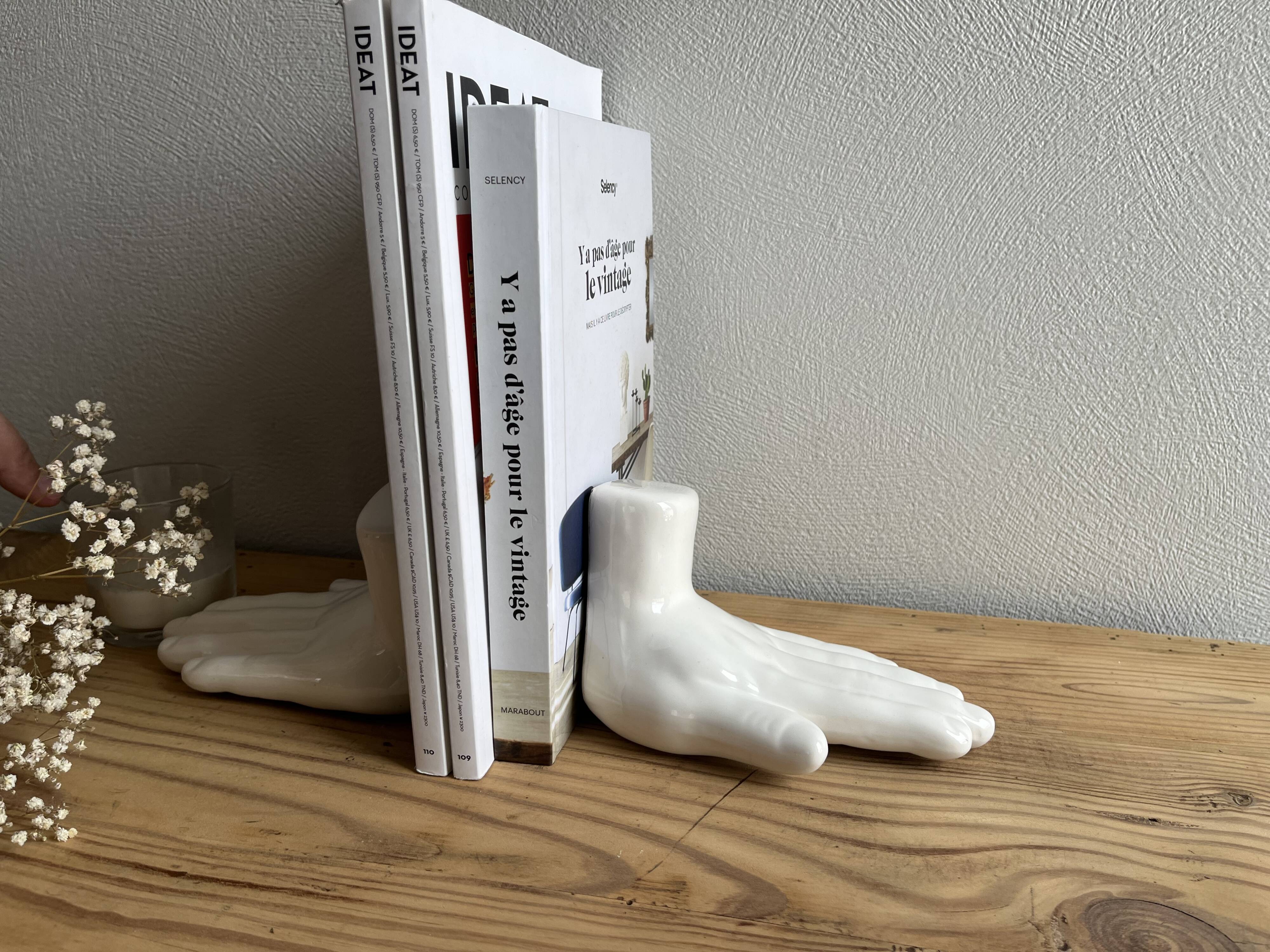 Ceramic hand book clamps