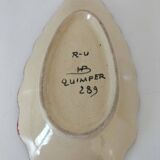 Vintage HB Quimper shell butter dish