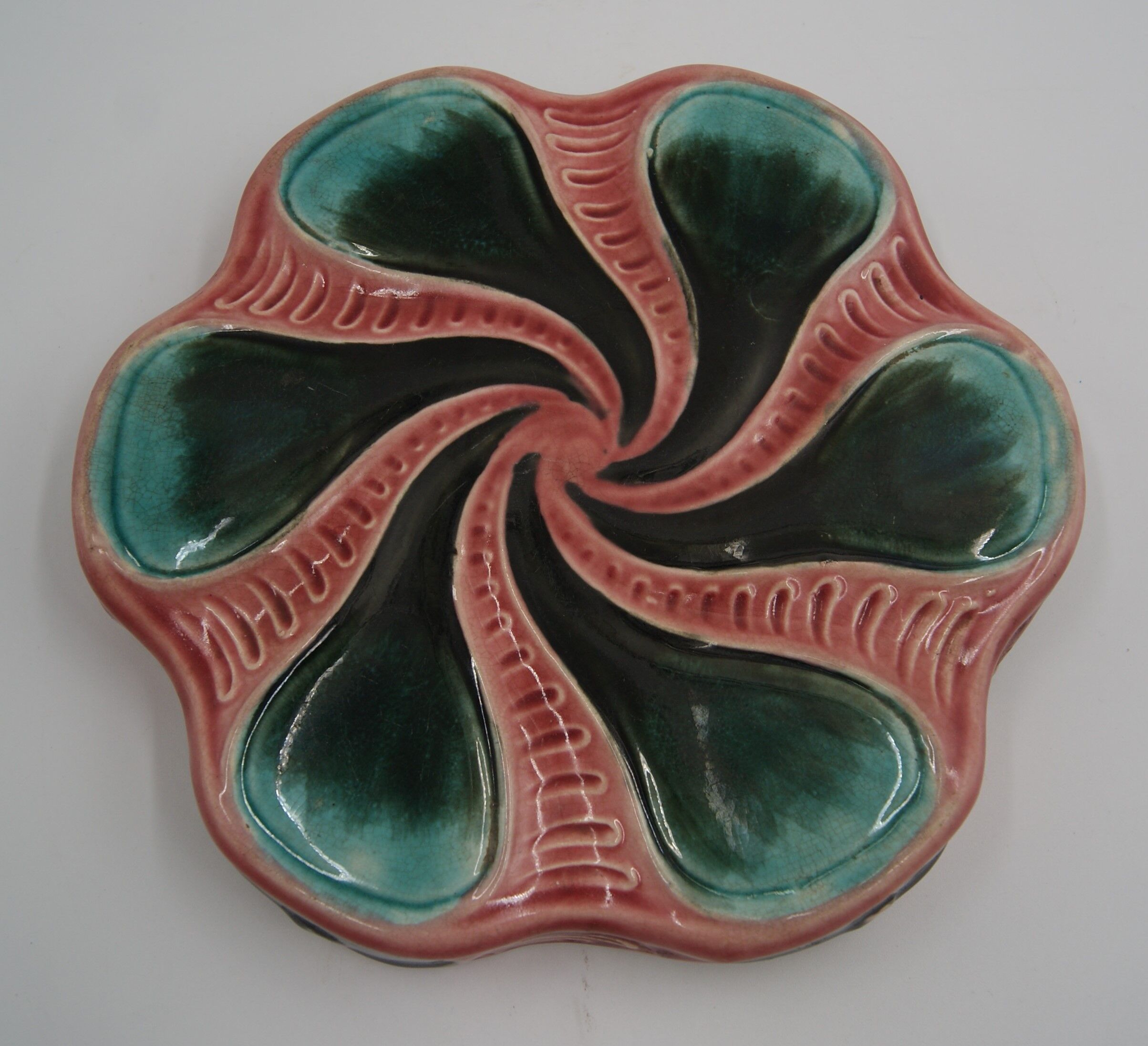 Dessous plat céramique émaillée vintage