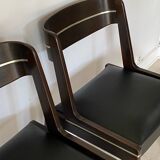 3 1930s leather chairs