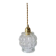 Bubbles molded glass pendant lamp