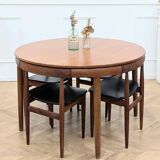 Roundette table and chairs by Hans Olsen