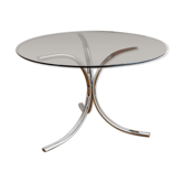 Table basse en verre fumé