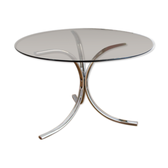 Smoked glass coffee table