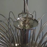 Lustre cascade en verre de Murano italien 1960