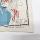 Tourist map of Nice 1950 French Riviera
