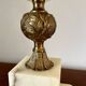 Alabaster lamp base 1950