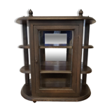 Old solid wood showcase