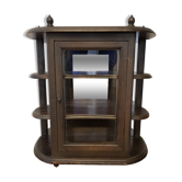 Old solid wood showcase