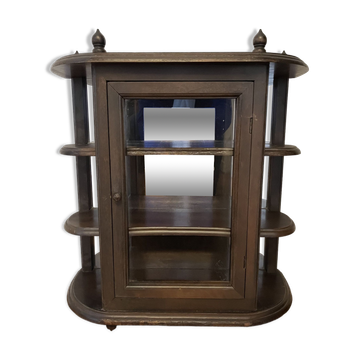 Vitrine ancienne en bois massif