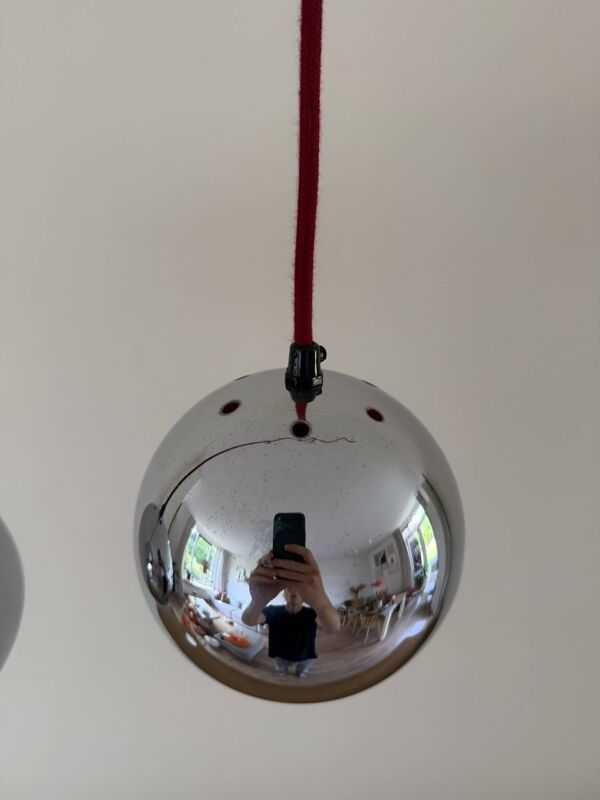 Suspensions vintage de style Topan - lampes de design danois - style espace.
