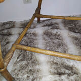 Berceau en rotin vintage