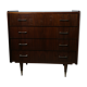 Commode vintage laquée en noyer