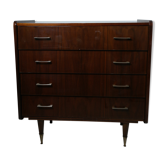Commode vintage laquée en noyer