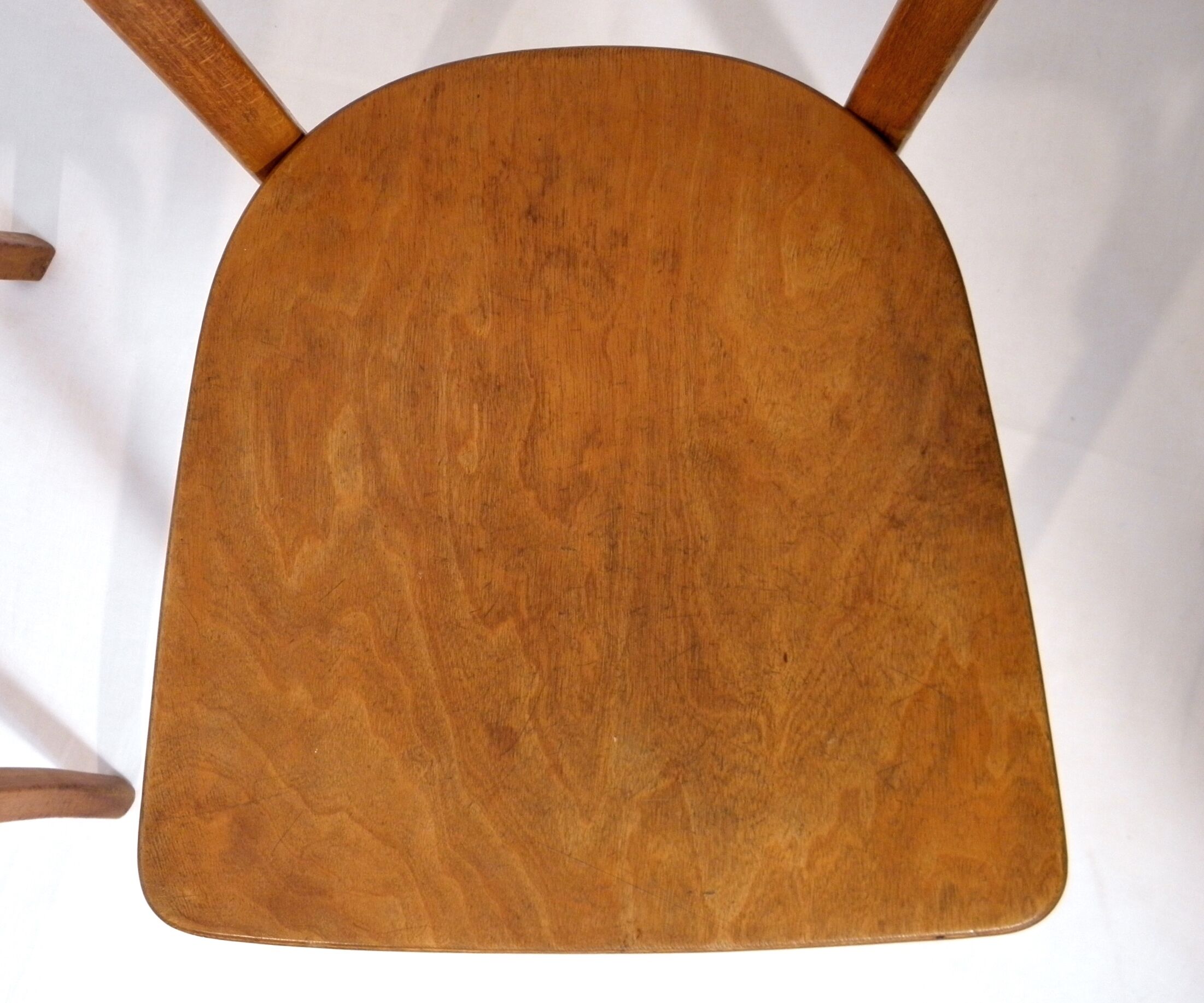 Pair of Baumann bistro chairs