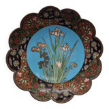 Antique Japanese Cloisonné Wall Plate, late 1800s