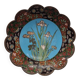 Antique Japanese Cloisonné Wall Plate, late 1800s
