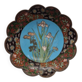 Antique Japanese Cloisonné Wall Plate, late 1800s