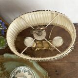 2-light brass hot water bottle lamp