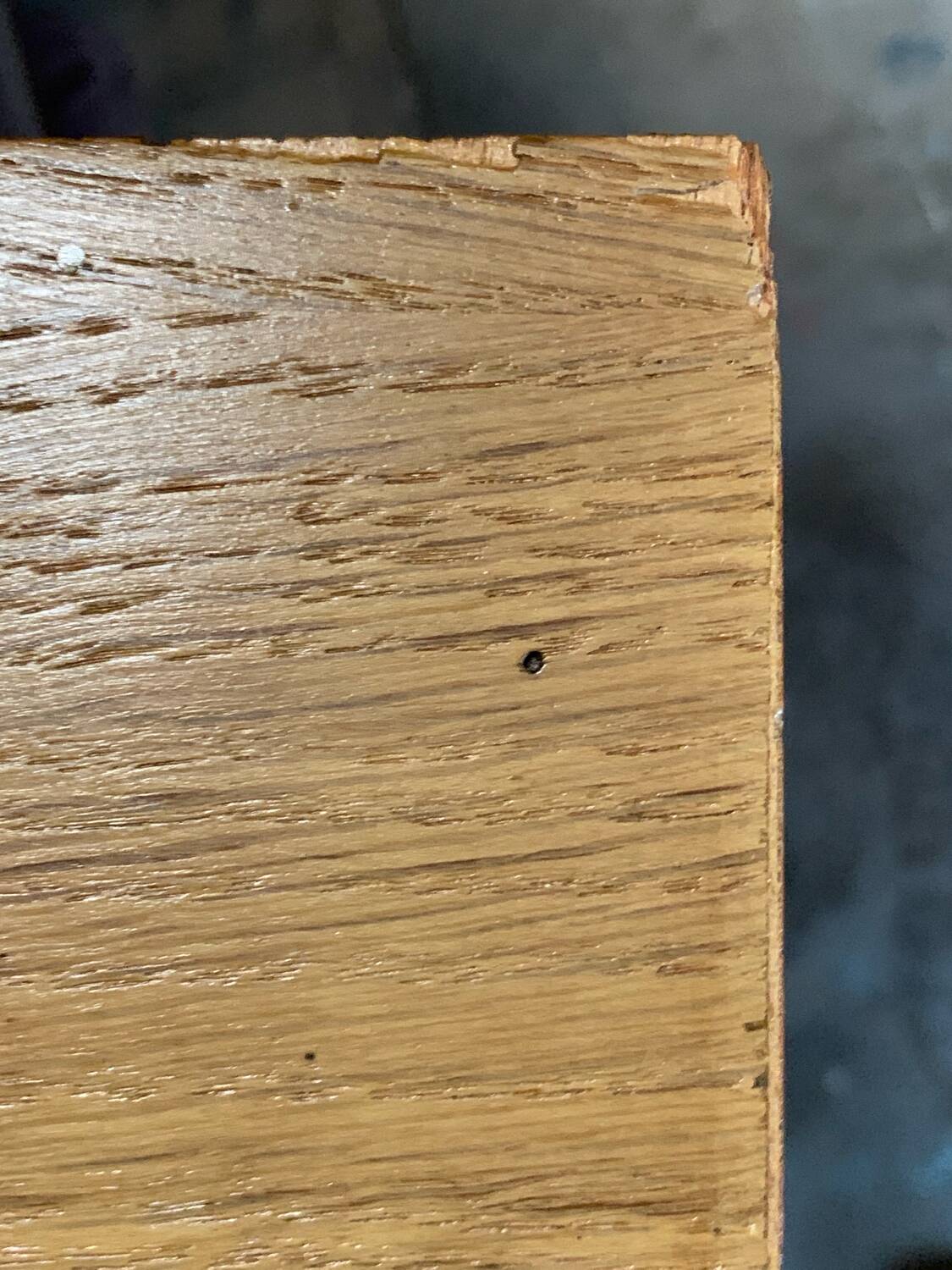 Chest of drawers with compass feet, raw wood, 1950s