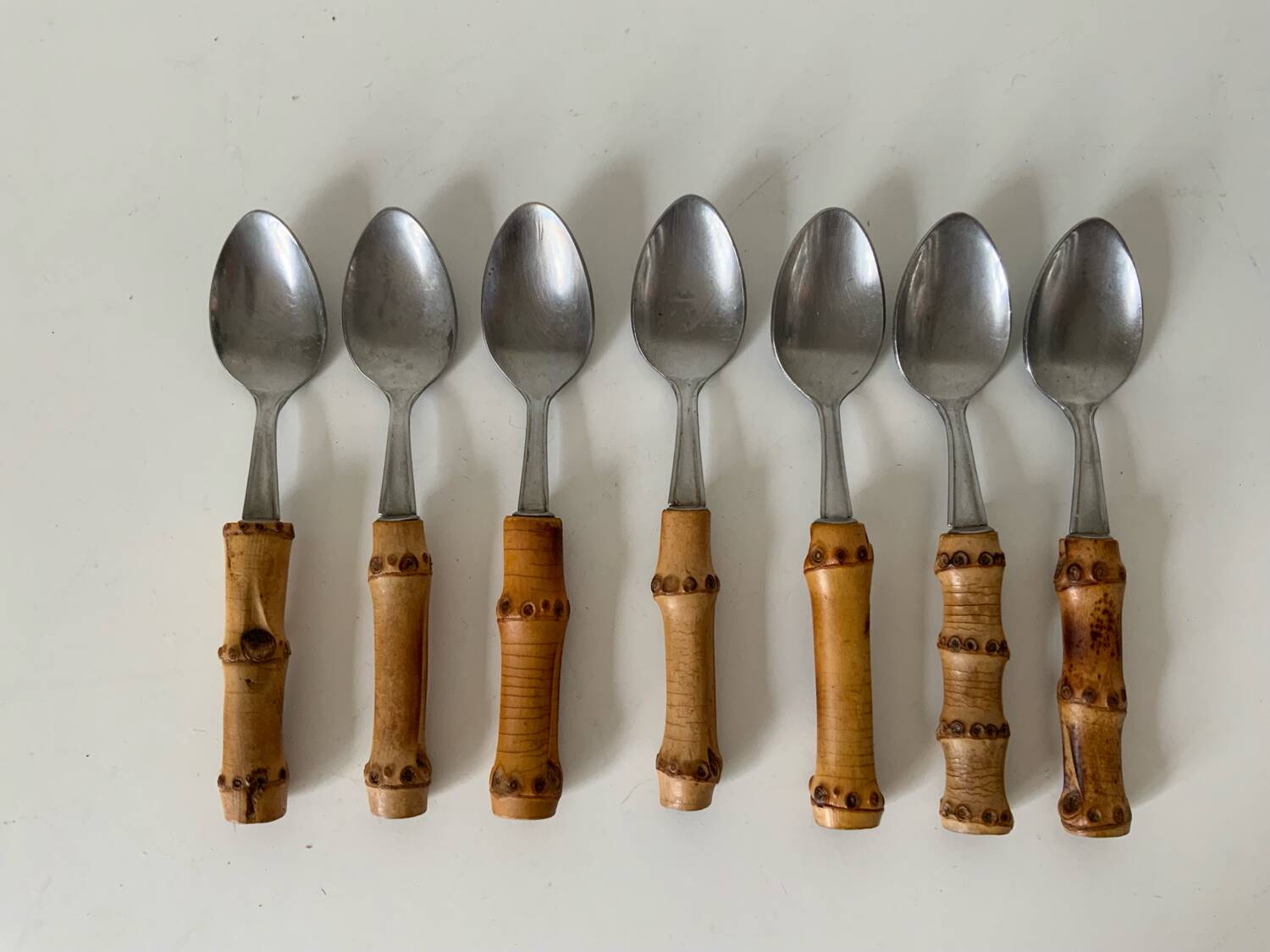 Small bamboo spoons
