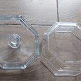 Bonbonnière ou sucrier en verre