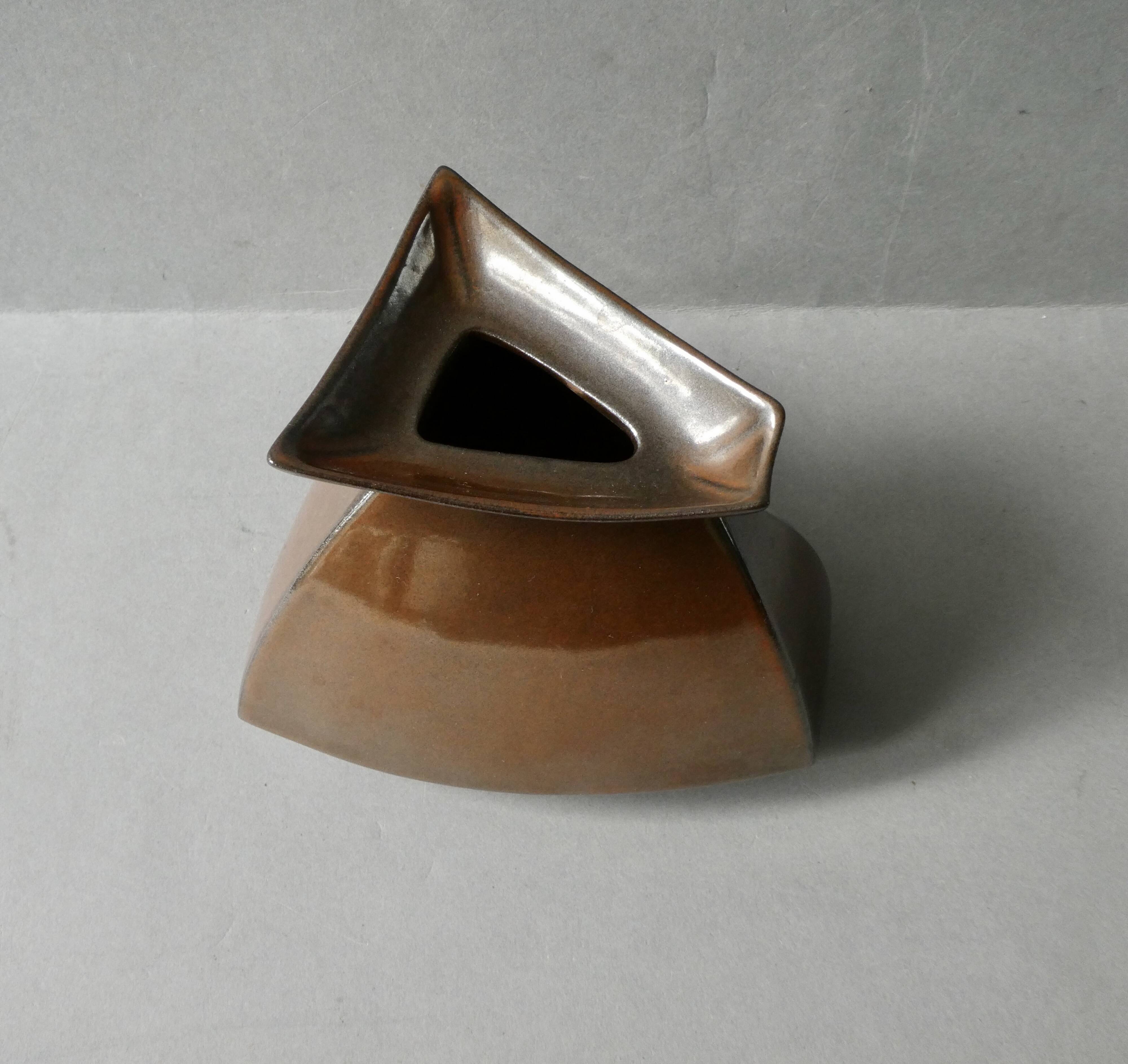 Ceramic vase by Robert Montgolfier, Kyoto model, 1960s