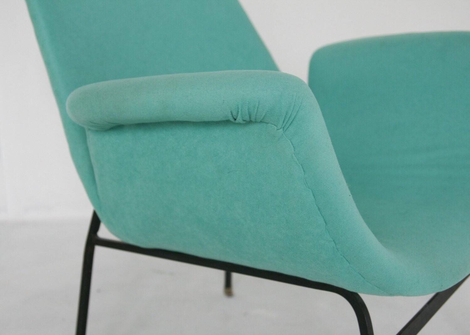 Fauteuil lounge moderne du milieu du siècle