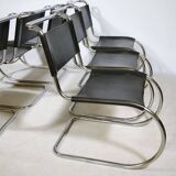 Bauhaus Cantilever Chairs by Mies van der Rohe for Thonet, Set of 6, 1970s