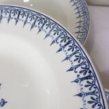 4 assiettes creuses de St Amand modèle Primax