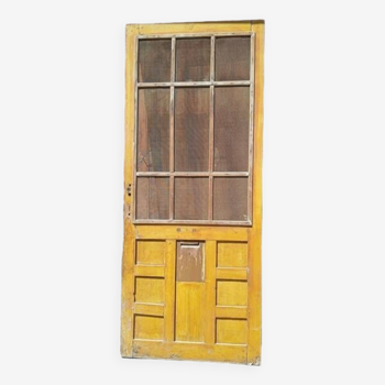 Old door 221cm / mesh tile woodwork
