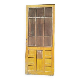 Old door 221cm / mesh tile woodwork
