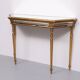 De Knudt Mirror Console Table Hollywood Regency Belgian 1970s