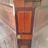 Louis XVI period secretary Marquetry in rosewood and rosewood