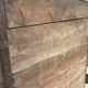 Old rustic farmhouse cabinet in fruit wood