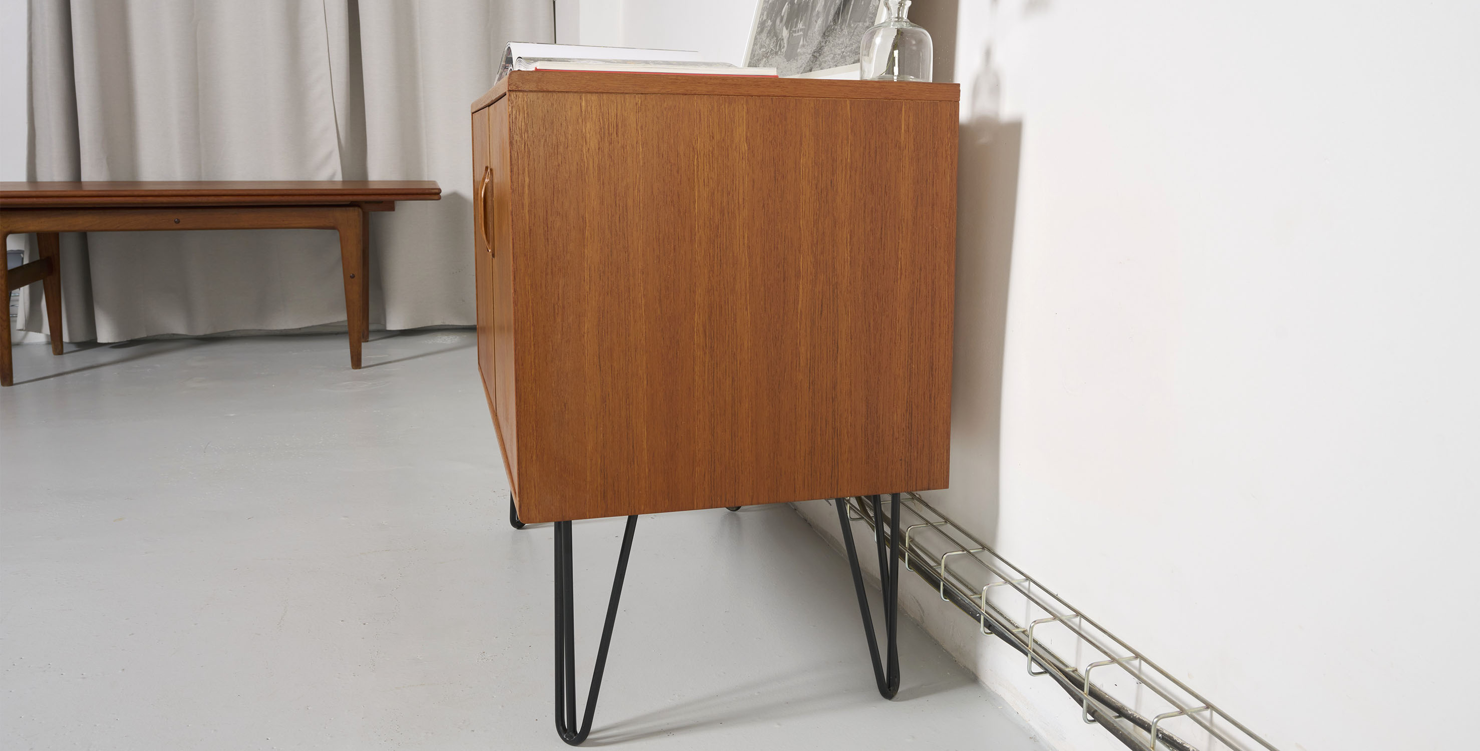 Buffet G Vintage plan, metal feet, L81cm