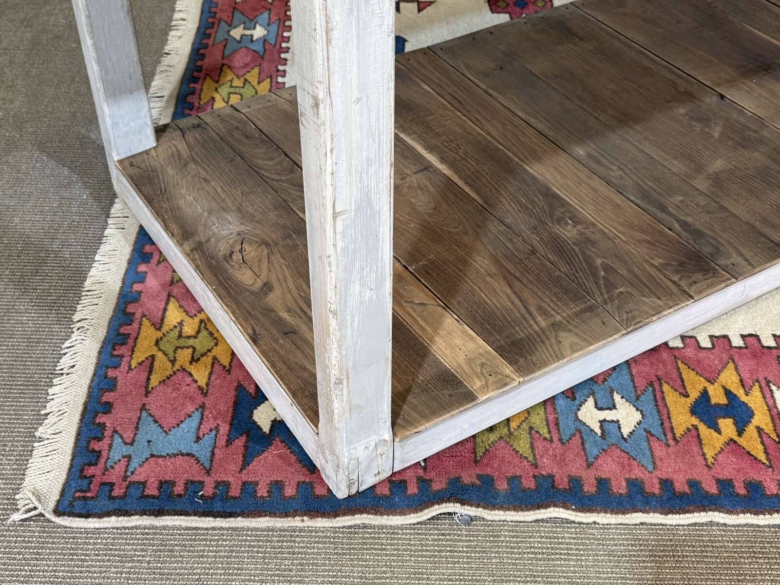 1930s draper's table in fir and chestnut
