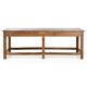 Large solid wood work table (245 x 80 x 90cm)