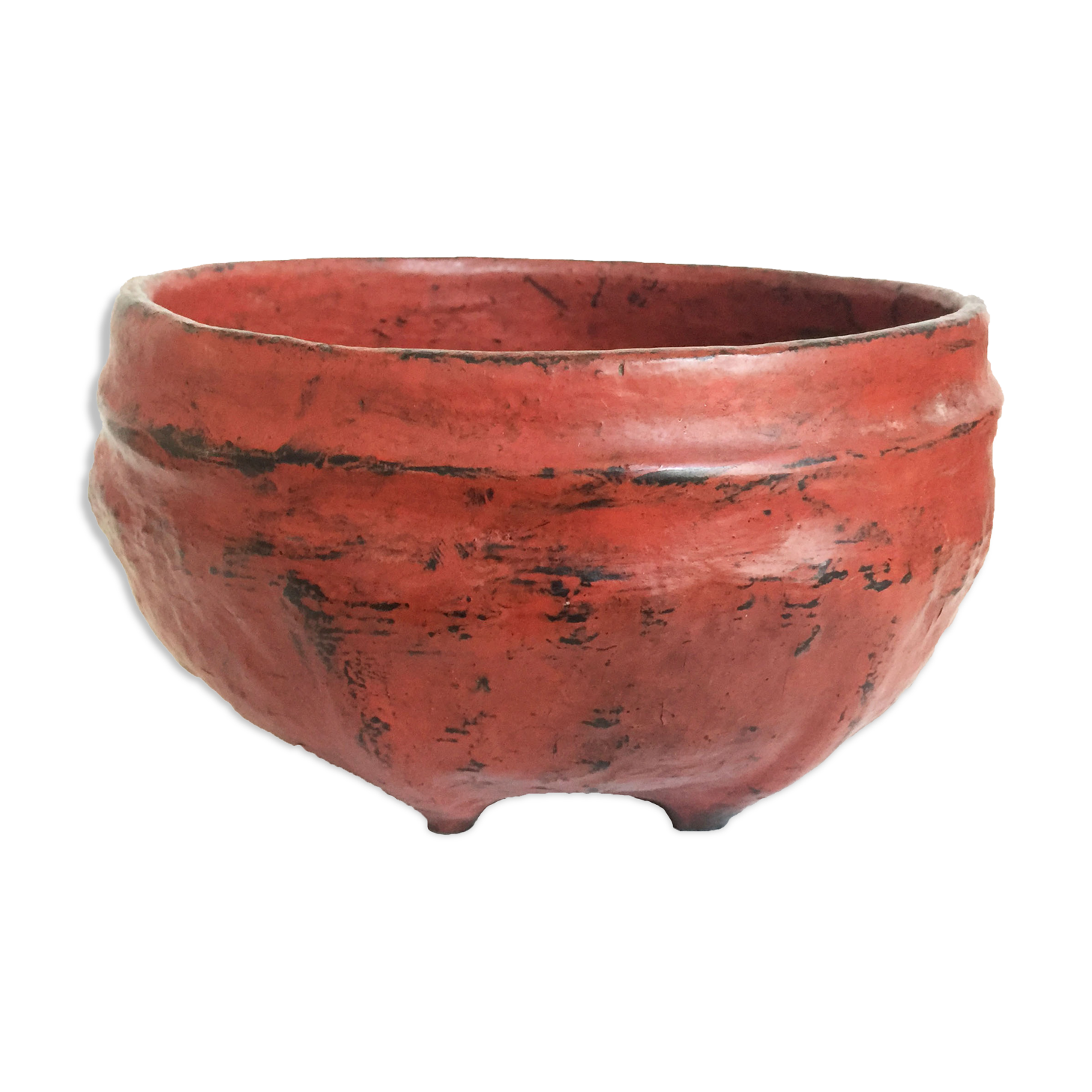 Trinket bowl with red lacquered offering nineteenth century northern Thailand